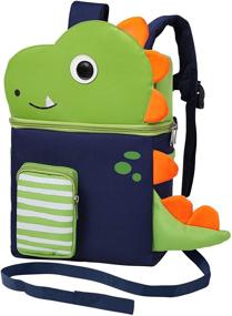 img 3 attached to 🦕 Dinosaur-themed Toddler Backpack for Kindergarten School: A Fun & Functional Choice