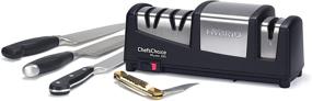 img 3 attached to Ultimate Precision: Chef’sChoice 290 AngleSelect Hybrid Knife Sharpener – 15 & 20-Degree Diamond Hone, 3-Stage, Black