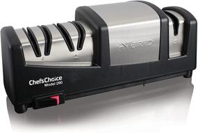 img 2 attached to Ultimate Precision: Chef’sChoice 290 AngleSelect Hybrid Knife Sharpener – 15 & 20-Degree Diamond Hone, 3-Stage, Black