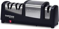 ultimate precision: chef’schoice 290 angleselect hybrid knife sharpener – 15 & 20-degree diamond hone, 3-stage, black logo