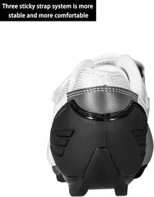 img 2 attached to Versatile Unisex Bike Shoes: Perfect for Riding, Cycling, Indoor Training, and Peloton, Compatible with Shimano SPD & Look Delta Pedals – Road & Mountain Bike Shoe Options