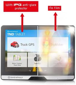 img 3 attached to 📱 IPG Ультра HD прозрачная пленка для защиты экрана от бликов RAND McNally TND 80 (8-дюймовый планшет для панели управления) сенсорных радио - гладкая / самовосстанавливающаяся / защита от царапин без пузырей.