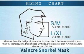 img 3 attached to 🤿 Vaincre 180° Full Face Snorkel Mask - Panoramic View, Anti-Fog & Anti-Leak with Adjustable Head Straps - Enhance Viewing Area for Kids and Adults - Beyond Traditional Masks