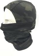 h-world shopping tactical outdoor camouflage hood ninja balaclava full face head mask (available in 4 colors) logo