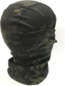 img 1 attached to H-World Shopping Tactical Outdoor Camouflage Hood Ninja Balaclava Full Face Head Mask (Available in 4 Colors)