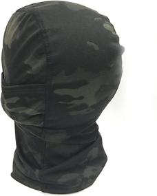 img 2 attached to H-World Shopping Tactical Outdoor Camouflage Hood Ninja Balaclava Full Face Head Mask (Available in 4 Colors)