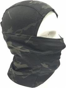 img 3 attached to H-World Shopping Tactical Outdoor Camouflage Hood Ninja Balaclava Full Face Head Mask (Available in 4 Colors)