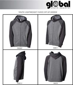 img 3 attached to Global Blank Medium Lightweight Sweatshirt Boys' Clothing : Fashion Hoodies & Sweatshirts