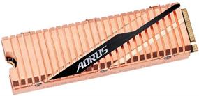 img 2 attached to GIGABYTE AORUS NVMe Gen4 M.2 1TB Gaming SSD: High Performance PCI-Express 4.0 with Copper Heat Spreader, Toshiba 3D NAND & DDR Cache Buffer