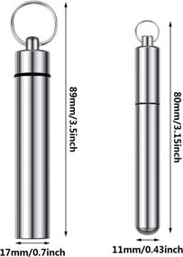 img 3 attached to 🪥 Waterproof Stainless Steel Portable Toothpick Container: Convenient and Hygienic Oral Care Solution