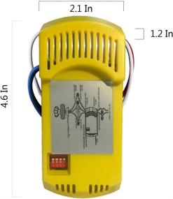 img 2 attached to ✨ Ultimate Ceiling Fan Remote Control Kit: Hampton Bay, Harbor Breeze, and More Replacements - Universal Receiver Included