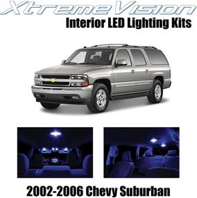 img 4 attached to 🚘 Enhanced Interior LED Kit for Chevy Suburban 2002-2006 (10 Pieces) - Blue LEDs with Installation Tool