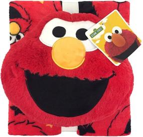 img 1 attached to 🧸 Sesame Street Elmo Plush Pillow and 40x50 Inch Throw Blanket - Kids Super Soft 2 Piece Nogginz Set (Official Sesame Street Product)– Enhanced SEO