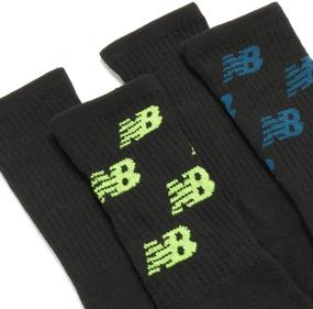 img 2 attached to Premium New Balance Boys' Cushioned Crew 🧦 Socks (8 Pack) - Enhanced Heel and Toe Reinforcement