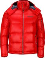 🧥 marmot men's stockholm down puffer jacket - high fill power of 700 for exceptional warmth логотип