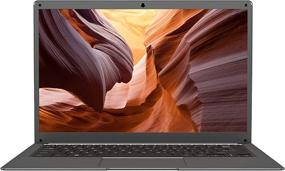 img 4 attached to 💻 BOCCONI 14.1" Ultra-Thin Laptop: Affordable FHD 1920x1080 IPS Display, Intel N3350, 4GB RAM, 64GB Storage, Windows 10 - Perfect for Students, Home, School, and Office Work (Gray)