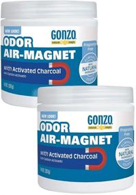 img 4 attached to 🌬️ Gonzo Natural Magic Odor Air-Magnet with Activated Charcoal - 14 Ounce (2 Pack) - Smoke Odor Eliminator for Car, Closet, Bathroom, and Pet Area - Captures and Absorbs Smoke Odors