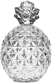 img 1 attached to 🍍 Exquisite Godinger Pineapple Crystal Covered Storage: An Elegant Solution for Organizing and Showcasing