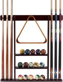 img 3 attached to 🎱 GSE Games & Sports Expert Billiard Pool Cue Stick Wall Mount Rack - Available in 3 Color Options