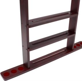 img 1 attached to 🎱 GSE Games & Sports Expert Billiard Pool Cue Stick Wall Mount Rack - Available in 3 Color Options