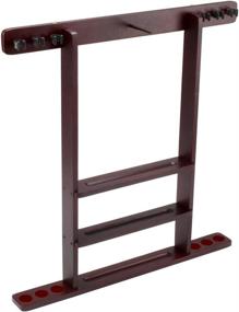 img 4 attached to 🎱 GSE Games & Sports Expert Billiard Pool Cue Stick Wall Mount Rack - Available in 3 Color Options