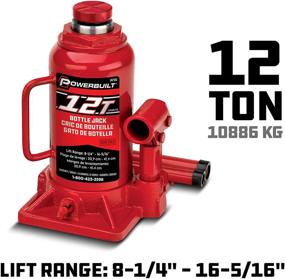 img 3 attached to 🔋 Powerbuilt 647501 Heavy Duty 12-Ton Bottle Jack: Ultimate Lifting Solution for Heavy Loads