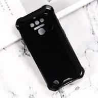 📱 ytaland black tpu case for oukitel wp5 2020 - scratch resistant & shockproof back cover logo