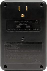 img 3 attached to 🔌 Tripp Lite 6-выходной защитный устройство от перенапряжения с USB-портами, защитное устройство для настенной розетки, 1050 джоулей, 2 USB, черное, и страхование на $20,000 (TLP6SLUSBB)