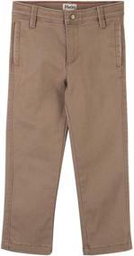 img 2 attached to Discover Stylish Hatley Little Twill Khakis for Boys' Clothing!