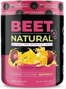 img 4 attached to Nutrology’s Beet Natural O2: All-Natural Pre-Workout for Energy and Focus - Passion 🍹 Fruit Flavor, Vitamin C, Yerba Mate, Mushroom O₂ Blend, Electrolyte Blend - 30 Servings