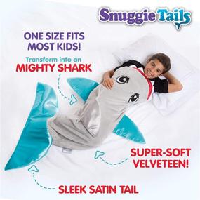 img 3 attached to Snuggie Tails SHARK Уютное одеяло