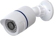 wali bullet dummy cctv dome camera with led light (tc-w4), 4 packs - effective indoor/outdoor surveillance security for homes & businesses, includes warning sticker decals - white logo