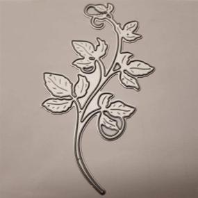 img 1 attached to 🌸 Spring Leaf Flower Metal Die Cuts for DIY Scrapbooking Album Decorative Embossing - Festival Card Making Stencils and Paper Dies