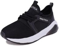 nautica athletic sneakers primage youth navy heather 2 logo