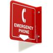 smartsign emergency phone projecting acrylic logo
