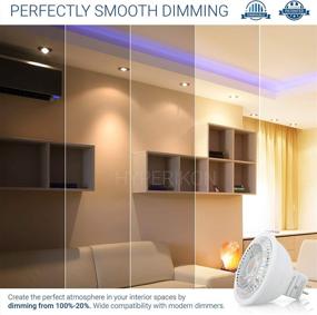 img 1 attached to 💡 Hyperikon 40 50W Equivalent Industrial Bedroom Lighting - Electrical