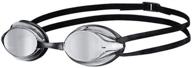 π discover crystal clear vision: arena versus mirror anti-fog swim goggles for men and women logo