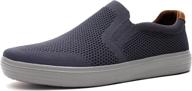 puxowe walking breathable sneakers navy deep men's shoes in loafers & slip-ons logo