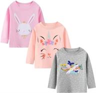 🦄 cesannees toddler little unicorn t shirts - girls' clothing in tops, tees & blouses for enhanced seo logo