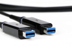 img 1 attached to Corning Thunderbolt Optical Cable 5.5m (18ft) for Self-Powered Peripherals - AOC-MMS4CVP5-5M20: Reliable Connectivity for High-Performance Devices