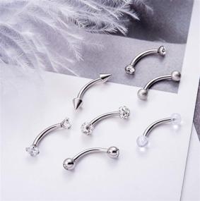 img 2 attached to YOVORO Stainless Earring Cartilage Piercing