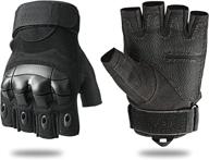 🧤 versatile half finger outdoor gloves: ideal for riding, cycling, motorcycle & driving - fingerless design logo