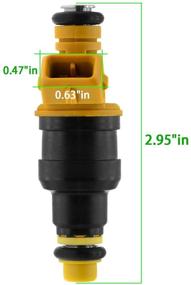 img 2 attached to 🔧 Набор из 8 форсунок Engine Dancer 0280150943 для Ford 1986-2005 и Lincoln 1991-1999 - E-150, E-250, E-350, F-150, F-250, F-350, Mustang, Expedition, Navigator, Town Car