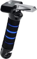 🚗 переносная автомобильная опорная ручка для пожилых | 4 в 1 с светодиодным фонарем, ремнем безопасности и средством для разбития окна | синий логотип