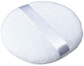 img 4 attached to Extra Large Jumbo Powder Puffs - Pure Cotton Soft Fluffy Washable Puff for Face & Body Makeup - 4.5 Inch Size - Ideal for Loose Powder & Foundation Application