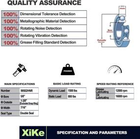 img 2 attached to XiKe 99502HNR Bearing Replacement Pre Lubricated Sports & Fitness