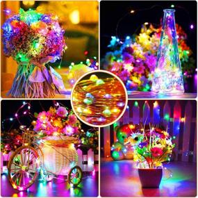 img 3 attached to 🌟 Blingstar Fairy Lights: USB/Battery Operated, 33ft, 100LED, Multi-Color, 8 Modes, Remote Control, Timer – Ideal for Bedroom & Wedding Decor