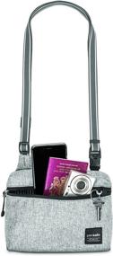 img 1 attached to 👜 Pacsafe Slingsafe Lx50 Anti-Theft Mini Cross-Body Bag - Secure Stylish Travel Essential (Tweed Grey, One Size)