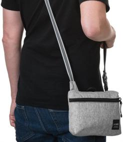 img 2 attached to 👜 Pacsafe Slingsafe Lx50 Anti-Theft Mini Cross-Body Bag - Secure Stylish Travel Essential (Tweed Grey, One Size)