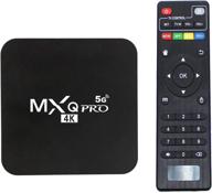 mxq pro 5g android 10.1 tv box: upgraded version with 2gb ram, 16gb rom, h.265 hd 3d, dual band wifi - home media player 2021 logo